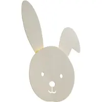 QAZQA Lasten seinävalaisin beige sis. LED 3-vaihe himmennettävä - Benny the Bunny