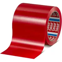 TESA 60428-00002-00, Punainen, Suojaus, Polyvinyylikloridi (PVC), Kemikaalinkestävä, Repeämätön, 66 m, 50 mm