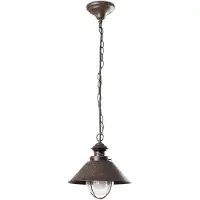 Faro Nautica-riippuvalaisin antiikkiviimeistelty, 26 cm NAUTICA-1P, Ruskea/ruoste, Metalli