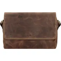 Greenburry Vintage Lähettilaukku Nahka 34 cm Kannettavan tietokoneen taskun syvyys Ruskea