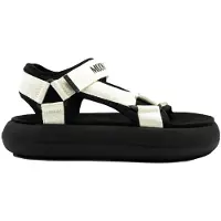 Moon Boot for woman. 80D2420010 Icon Slide Sandals white (40), Flat, Velcro, Casual