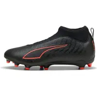 Puma Ultra 6 Match Laceless + FG/AG Eclipse - Musta/Punainen Lapset, koko 37