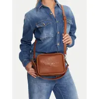 Pepe Jeans for woman. PL0300004 Brown Bassy Code shoulder bag (OSFA), Casual, Polyurethane