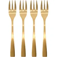 House Doctor - Golden Kakkuhaarukka 14,5 cm 4 kpl Kulta