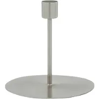 House Doctor Candle Stand, Hdanit, Silver Finish - Silver - 12X 13CM