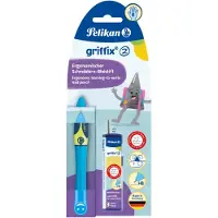 Pelikan griffix, HB, Sininen, Muovi, Tummanharmaa, 1 kpl, Saksa (820547)