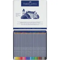Faber Castell Metallilaatikko 24 Vesiväriä