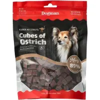 Dogman Meaty Strutsikuutiot Koiranherkut 300g