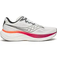 Saucony Men's Ride 19 White/Srimson Juoksukengät White/Crimson 40