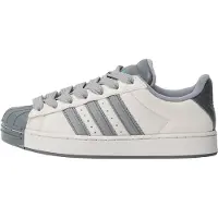 Adidas Originals Matalavartiset tennarit 'SUPERSTAR' harmaa / taupe