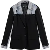 Desigual Bleiseri sininen denim / musta