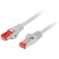 Lanberg PCF6-10CU-0050-S, 0,5 m, Cat6, F/UTP (FTP), RJ-45, RJ-45, Harmaa