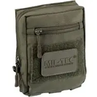 Mil-Tec Multi Purpose Pouch with Velcro Backside (Color: Black)