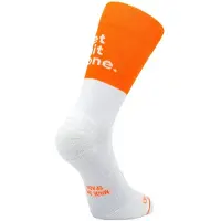 Sporcks Get Shit Done Socks Orange White, Size S