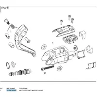 Sram Master Piston Kit S-900 Aero Hydrot Lever Harmaa