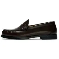 Selected Slhbilly Leather Penny Loafer - Brown - 40