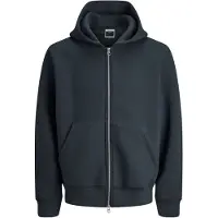 Jack & Jones Jcocover Scuba Sweat Zip Hood Sn - Navy - L