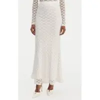 Bardot Adoni Mid Rise Maxi Skirt - White - 38