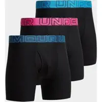 Under Armour 3-Pack Boxers - Mens, musta