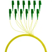 EFB Elektronik Elektronik FTTH-PIGTAIL-LCA1, 2 m, LC/APC, OS2, 6x LC, 6x LC