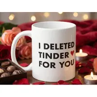 Coolstuff Muki painatuksella - I Deleted Tinder for You