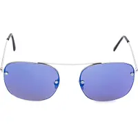 Lgr Aurinkolasit - - MAASAI-SILVER-00 - Hopea - Unisex - Ø 54 mm