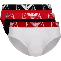 Emporio Armani Alushousut punainen / tummanpunainen / musta / valkoinen