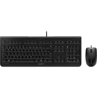 Cherry DC 2000, Langallinen, USB, Kalvokytkin, QWERTZ, musta, Sisältää hiiren (JD-0800CS-2)