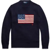 Ralph Lauren The Iconic Flag Sweater - Navy - XS