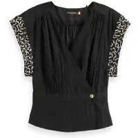 Scotch & Soda Wrap Lyhythihainen Bluusi