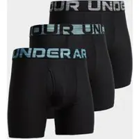 Under Armour 3-Pack Boxers - Mens, musta