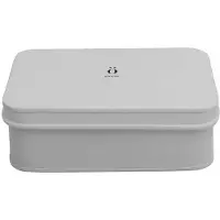 Sögne Home - Emalj Eväsrasia 20x14x11 cm Valkoinen