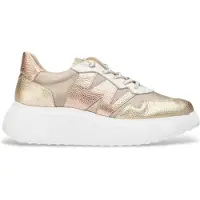 Wonders for woman. A-3622 Zénit bronze slippers (41), Leather, 3 to 5 cm, Laces, Casual