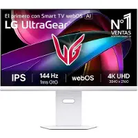 LG UltraGear 32G810SA-W 32" 4K-pelinäyttö
