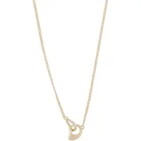 Sno of sweden Kitty Plain Connected Neck 45 Plain G-45 Cm - Gold - 45 CM