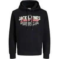 Jack & Jones Jjelogo Sweat Hood 2 Col 25/26 Noos - Black - M