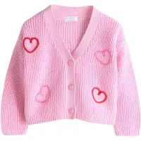 Next Neuletakki 'Love Bug' roosa / vaalea pinkki / verenpunainen