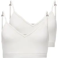 ONLY Koglola 2-Pack Padded Top Acc - White - 146-152
