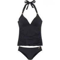 LASCANA Tankini kulta / musta