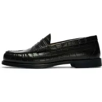Selected Slhbilly Leather Penny Loafer - Black - 40