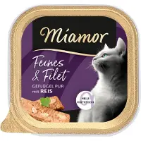 Miamor 16x100g Fine Filets siipikarja & riisi kissan märkäruoka