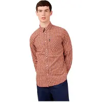 Ben Sherman Signature House Check Pitkähihainen Kauluspaita