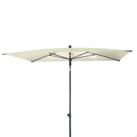 Aktive 62351 Uv30 Suorakaiteen Muotoinen Kallistuva Parvekevarjo 200x125 Cm