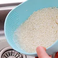 Hobby Hall Monikäyttöinen riisinpesukulho elintarvikekäyttöön tarkoitettu pieni riisin siivilä keittiön puhdistukseen, helppo puhdistaa, astianpesukoneen turvallinen