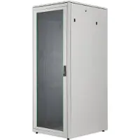 Digitus DN-31201, Itseseisova teline, 42U, 800 kg, Näppäinlukko, Säädettävät jalat, Tehostunut kaapelinhallinta