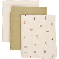 Pippi Organic Cloth 3 Pack 70x70 Cm Musliini