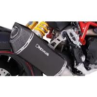 Remus Black Hawk Stainless Steel Hypermotard 939/sp 16-17 Euro 4 Homologoitu Slip On äänenvaimennin