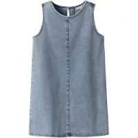 Name it Nkfamelia Sl Dnm Dress 2188-Gy T - Blue - 128