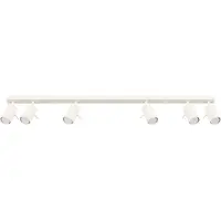 Sollux Ring kattovalaisin 6xGU10 117cm beige