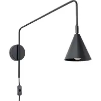 Sollux Nox seinävalaisin E14 61cm musta